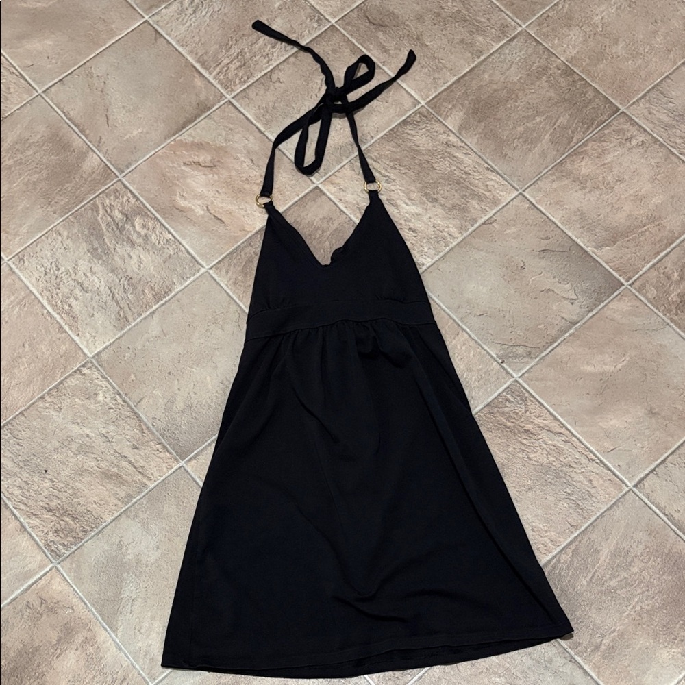 Victoria’s Secret XS Super cute and comfy Black Halter Dress/top